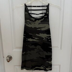 Victoria's Secret Camo Tank Top - Black and Green